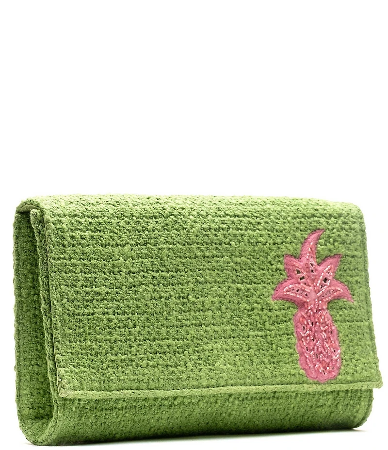 FRANCES VALENTINE Pineapple Tweed Clutch