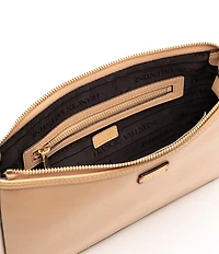 FRANCES VALENTINE Poppy Glazed Leather Crossbody Bag