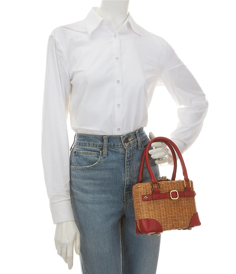 FRANCES VALENTINE Resort Lady Basket Bag
