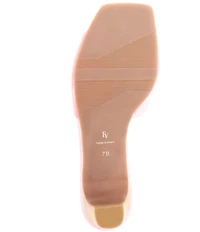 Frances Valentine Sandy Circle Patent Leather Slide Sandals