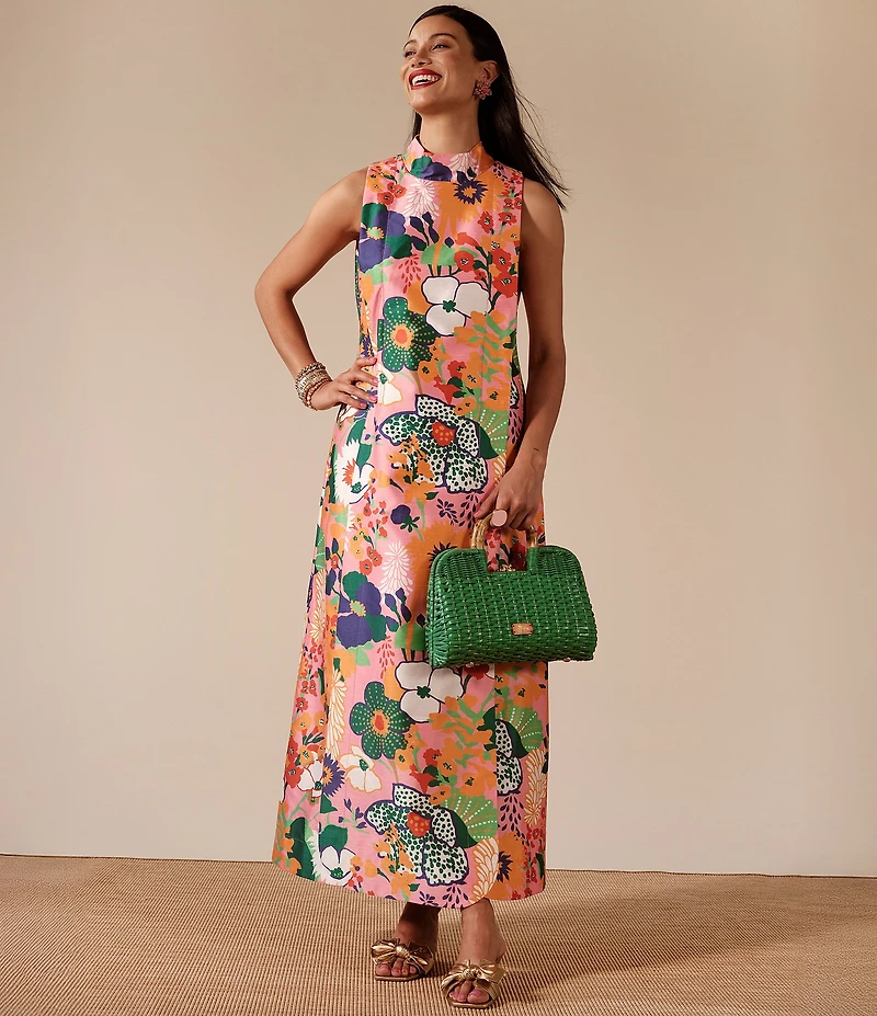 Frances Valentine Sandy Leather Bow Slide Sandals