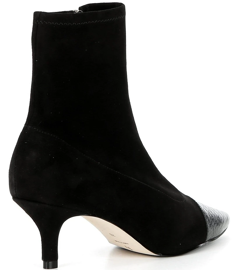 FRANCES VALENTINE Serena Stretch Suede Booties