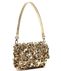 FRANCES VALENTINE Stardust Sequin Shoulder Clutch Bag