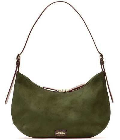 FRANCES VALENTINE Starr Suede Hobo Shoulder Bag