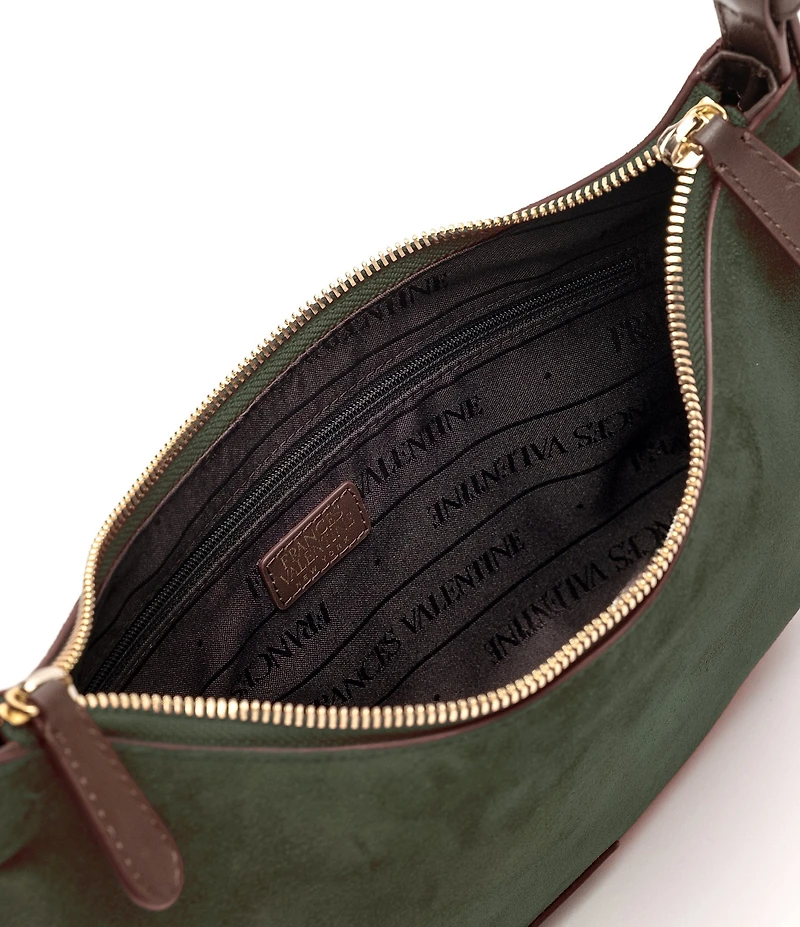 FRANCES VALENTINE Starr Suede Hobo Shoulder Bag