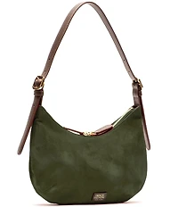 FRANCES VALENTINE Starr Suede Hobo Shoulder Bag