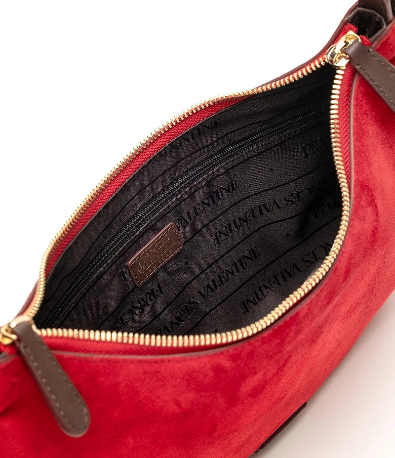 FRANCES VALENTINE Starr Suede Hobo Shoulder Bag