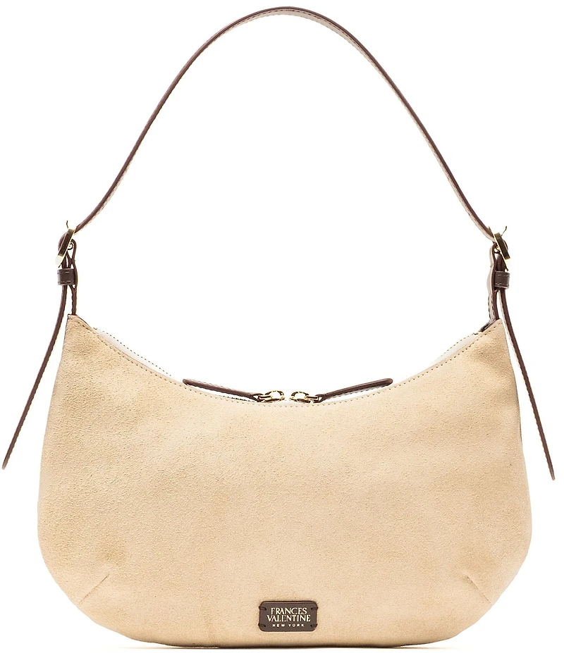FRANCES VALENTINE Starr Suede Hobo Shoulder Bag