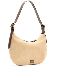 FRANCES VALENTINE Starr Suede Hobo Shoulder Bag