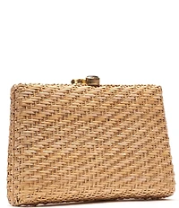 FRANCES VALENTINE Stella Resort Wicker Clutch Bag