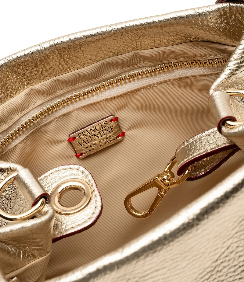 FRANCES VALENTINE Sweet Pea Teeny Top Handle Bucket Bag