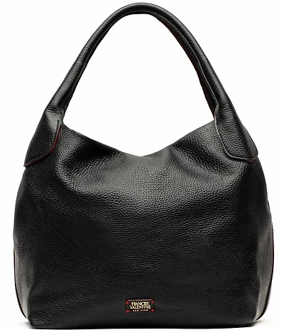 FRANCES VALENTINE Sweet Pea Tumbled Leather Slouchy Satchel Bag