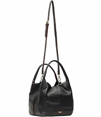 FRANCES VALENTINE Sweet Pea Tumbled Leather Slouchy Satchel Bag