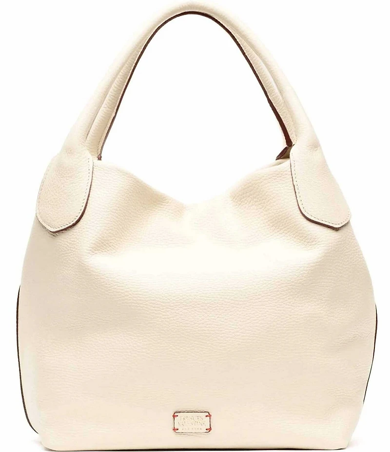 FRANCES VALENTINE Sweet Pea Tumbled Leather Slouchy Satchel Bag