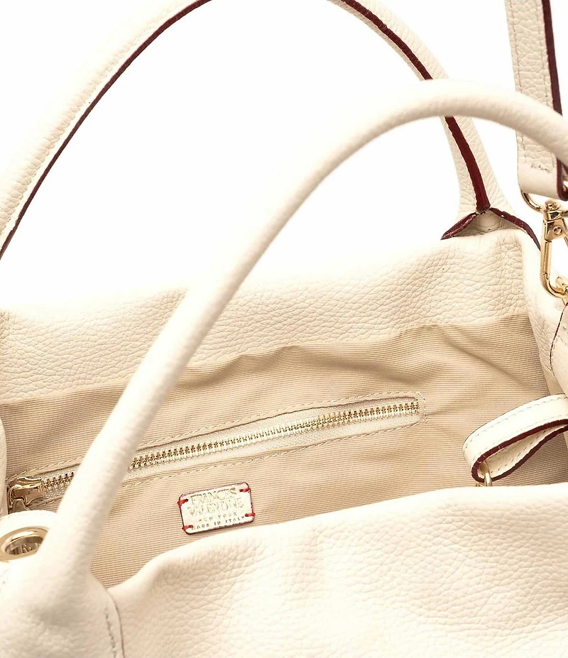 FRANCES VALENTINE Sweet Pea Tumbled Leather Slouchy Satchel Bag