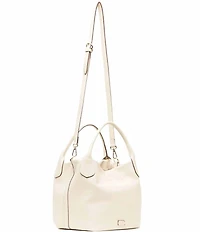 FRANCES VALENTINE Sweet Pea Tumbled Leather Slouchy Satchel Bag