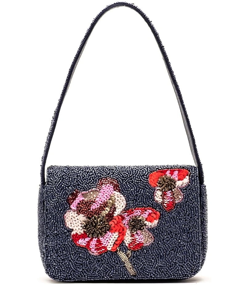FRANCES VALENTINE Tini Beaded Shoulder Bag