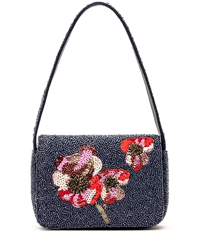 FRANCES VALENTINE Tini Beaded Shoulder Bag