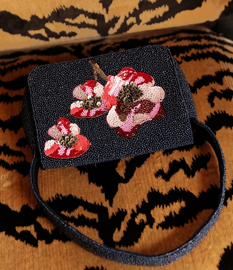 FRANCES VALENTINE Tini Beaded Shoulder Bag