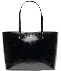 FRANCES VALENTINE Trixie Glazed Leather Tote Bag