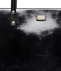 FRANCES VALENTINE Trixie Glazed Leather Tote Bag