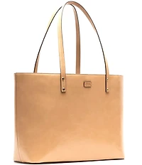 FRANCES VALENTINE Trixie Glazed Leather Tote Bag