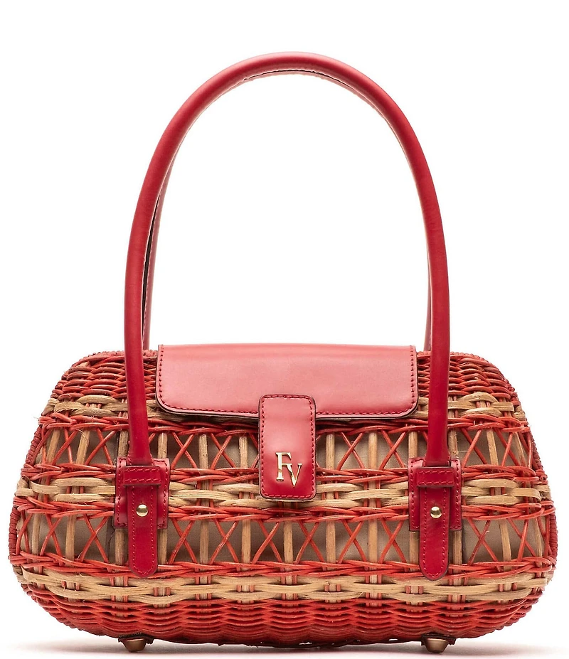 FRANCES VALENTINE Tweety Straw Basket Bag
