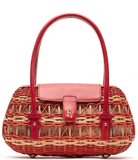 FRANCES VALENTINE Tweety Straw Basket Bag