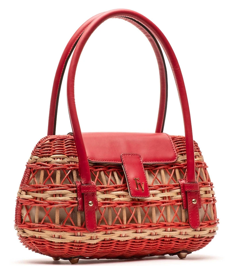FRANCES VALENTINE Tweety Straw Basket Bag