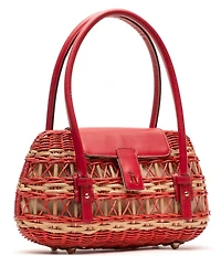 FRANCES VALENTINE Tweety Straw Basket Bag