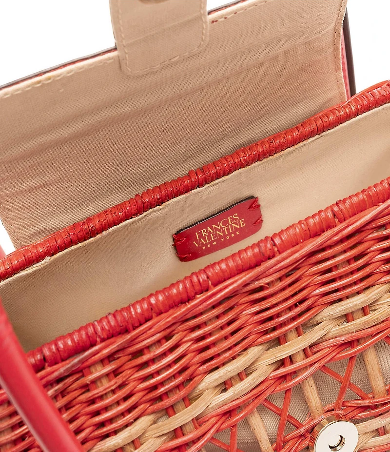 FRANCES VALENTINE Tweety Straw Basket Bag