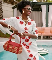 FRANCES VALENTINE Tweety Straw Basket Bag