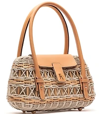 FRANCES VALENTINE Tweety Straw Basket Bag
