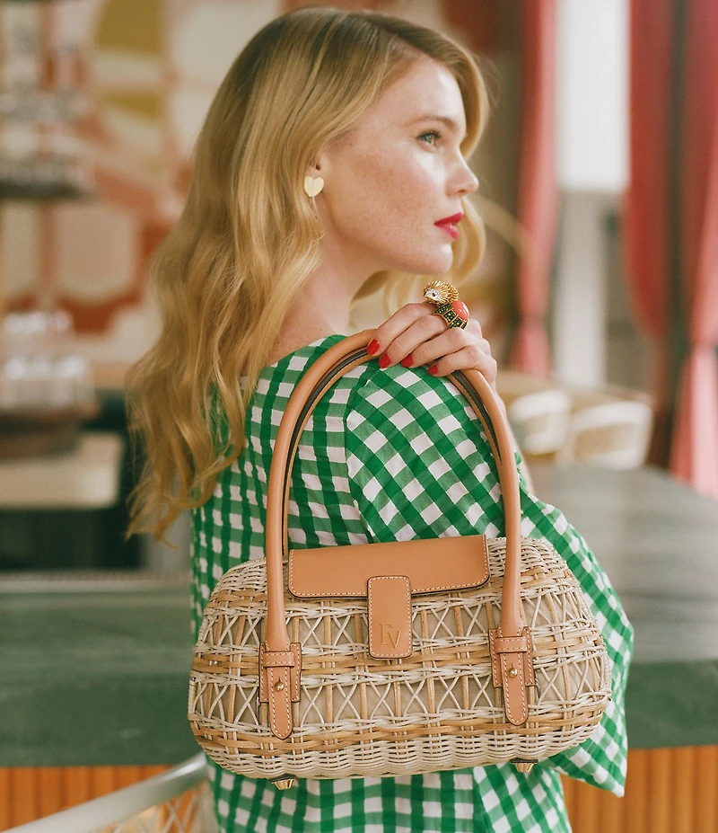 FRANCES VALENTINE Tweety Straw Basket Bag