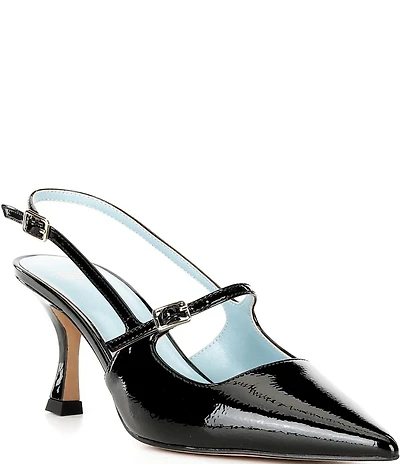 FRANCES VALENTINE Vivi Patent Leather Mary Jane Slingback Pumps
