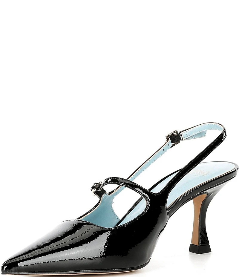 FRANCES VALENTINE Vivi Patent Leather Mary Jane Slingback Pumps