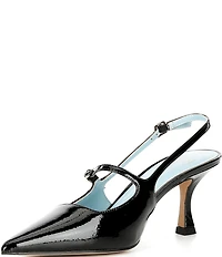 FRANCES VALENTINE Vivi Patent Leather Mary Jane Slingback Pumps