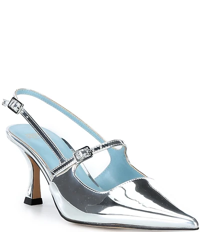FRANCES VALENTINE Vivi Patent Leather Mary Jane Slingback Pumps