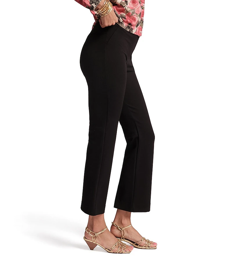 FRANCES VALENTINE Wonder Flat Front Cropped Pull-On Pants