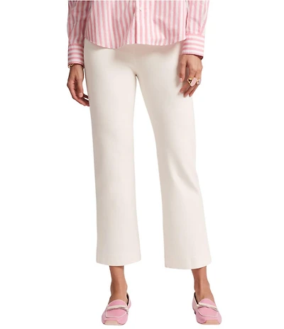 FRANCES VALENTINE Wonder Flat Front Cropped Pull-On Pants