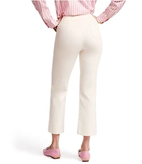 FRANCES VALENTINE Wonder Flat Front Cropped Pull-On Pants
