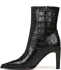 Franco Sarto Appia Croco Embossed Leather Dress Booties