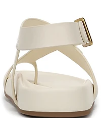 Franco Sarto Blair Leather Toe Loop Sandals