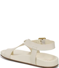 Franco Sarto Blair Leather Toe Loop Sandals