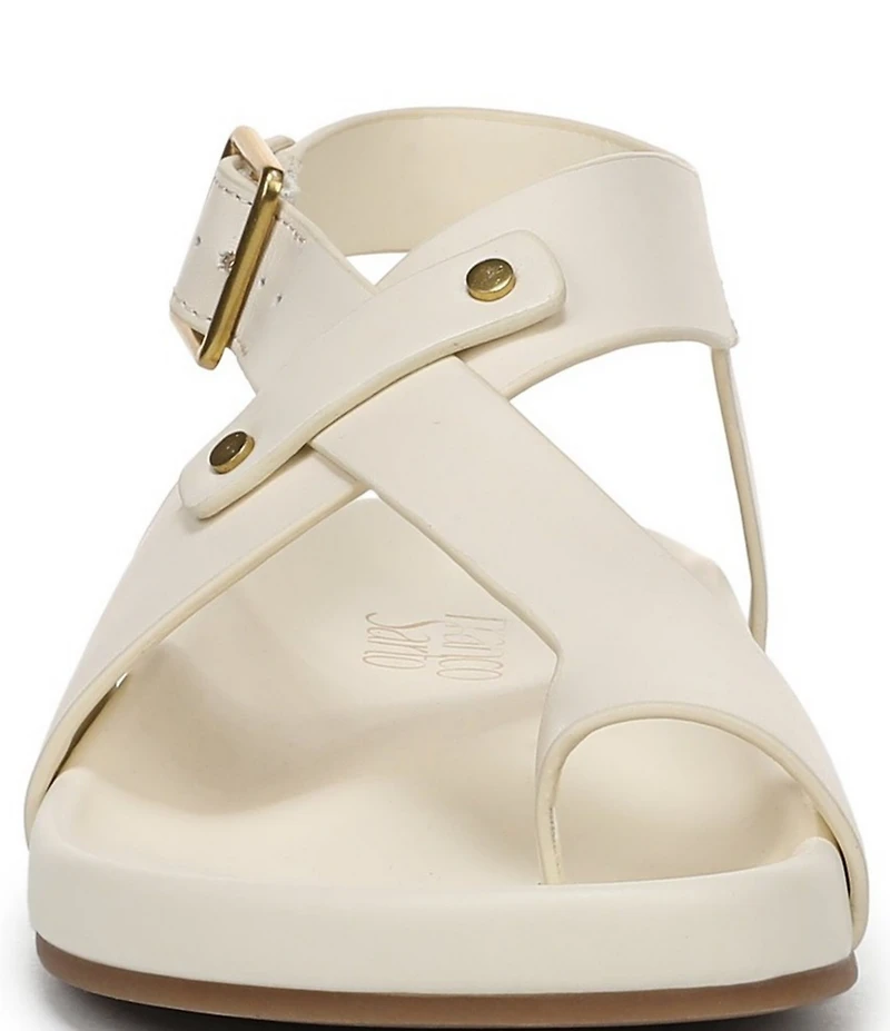 Franco Sarto Blair Leather Toe Loop Sandals