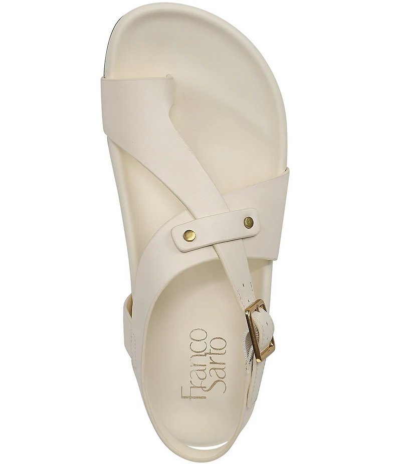 Franco Sarto Blair Leather Toe Loop Sandals