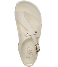 Franco Sarto Blair Leather Toe Loop Sandals
