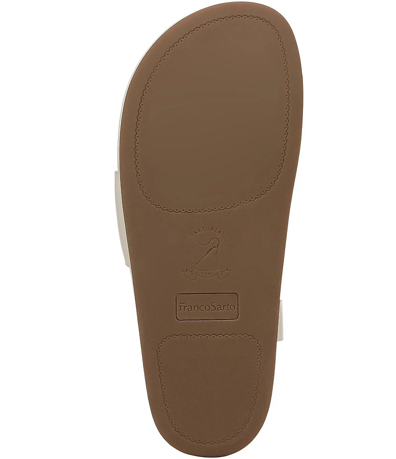 Franco Sarto Blair Leather Toe Loop Sandals