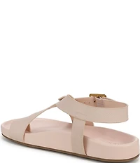 Franco Sarto Blair Leather Toe Loop Sandals