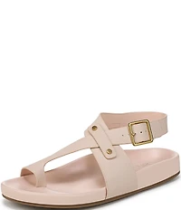 Franco Sarto Blair Leather Toe Loop Sandals